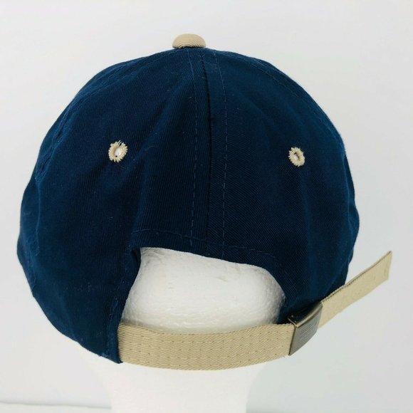 Vintage Savannah Boating Trucker Hat Blue Beige - Picture 6 of 8